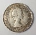AUSTRALIA 1958 . THREEPENCE . ERROR . CLIPPED EDGE 
